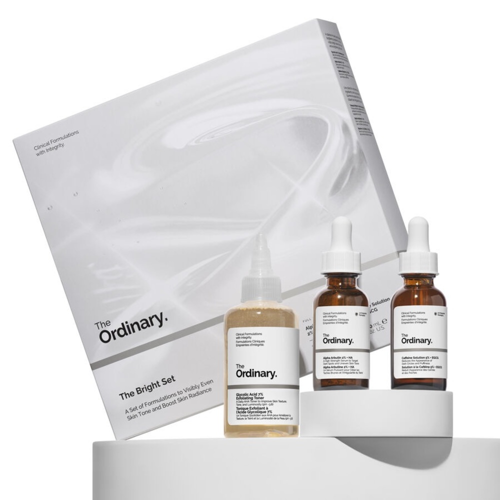 The Ordinary The Bright Set, 3-Step Regimen for Radiant, Even Skin Tone